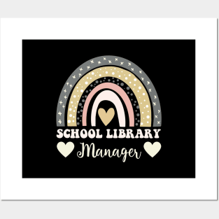 School Librarian Library Worker Appreciation Posters and Art